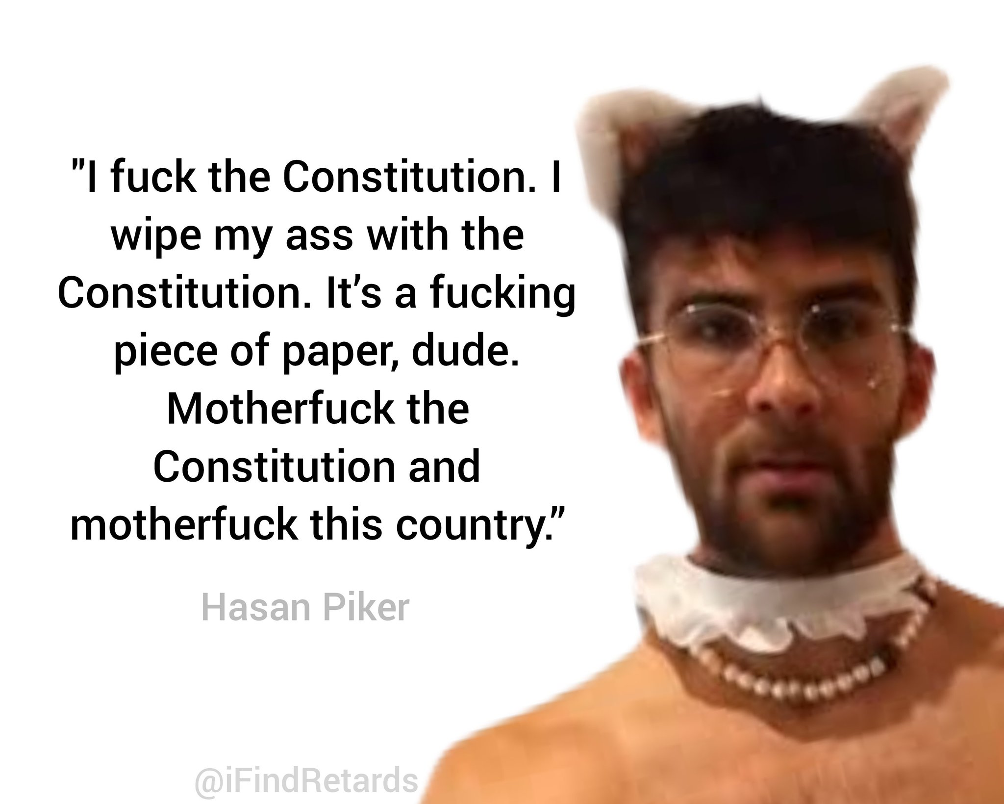 Image in @IfindRetards's post: Hasan with another retarded quote. This guy is a gold mine. https://t.co/WU7XFcfafd