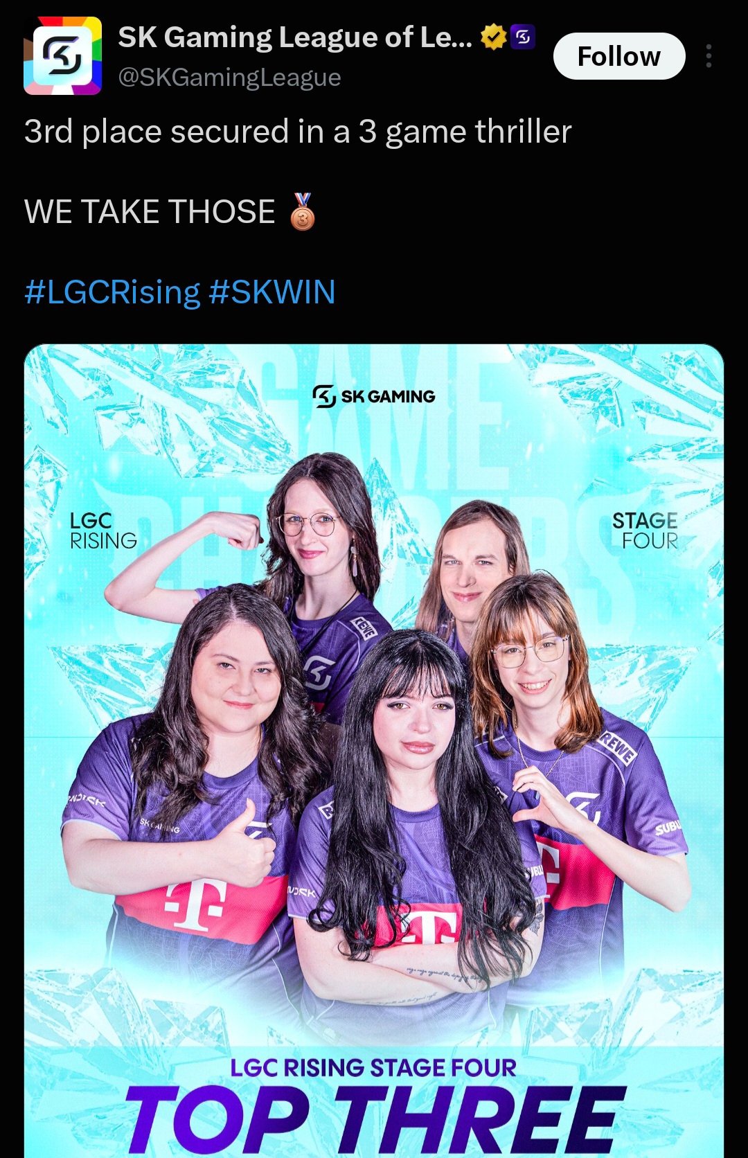 Image in @IfindRetards's post: The League of Legends women’s team is almost exclusively made up of mentally ill men.
Get your kid…