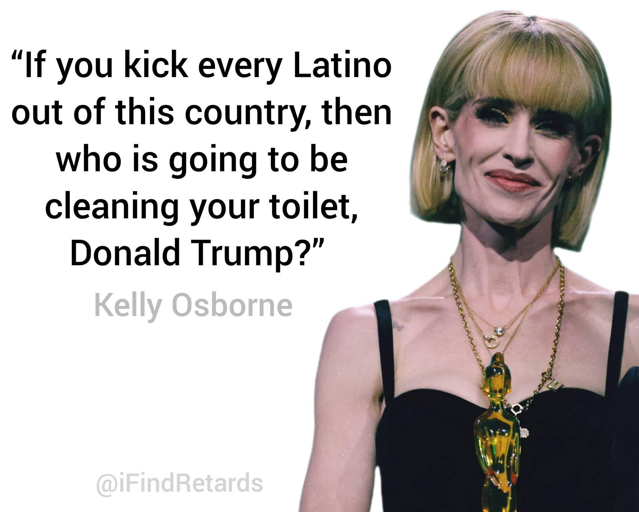Image in @IfindRetards's post: Unintentionally hilarious quote while trying to have a dig at Trump. https://t.co/SrlafueEGw