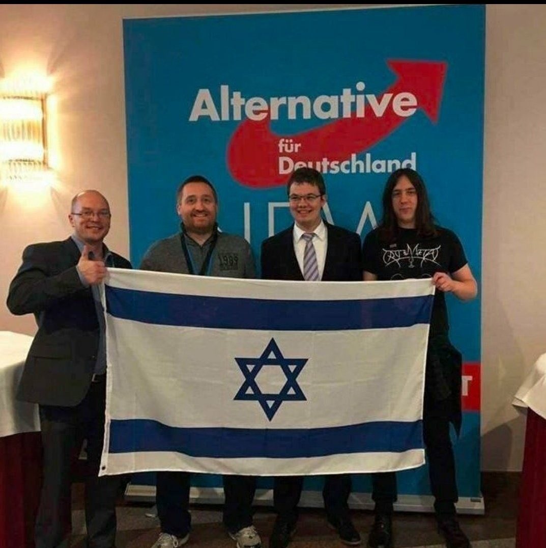 Image in @RabbiJeffx's post: In Germany, AfD, the far-right political party, is now the biggest force in the country.
Germany i…
