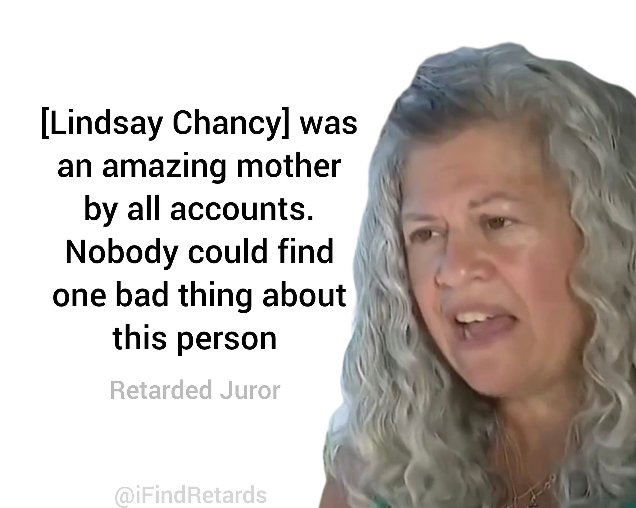 Image in @IfindRetards's post: Every time this retard speaks it gets worse. Thank God for the holdout juror. https://t.co/pSoiFCv9…