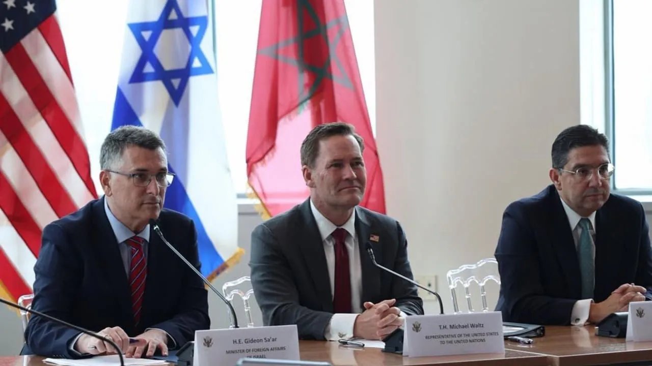 Image in @MarioNawfal's post: 🇮🇱🇲🇦 Israel and Morocco are opening full embassies six years after the Abraham Accords
Gideon Saar…