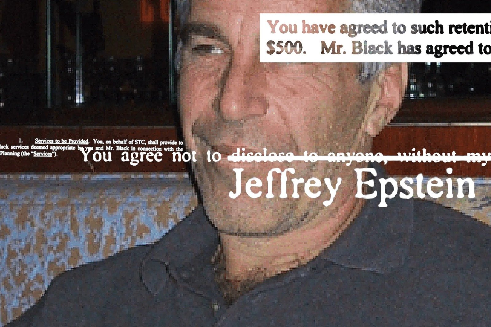 Image in @MarioNawfal's post: 🇺🇸 Jeffrey Epstein may have discovered that $500 could buy something far more valuable than consult…