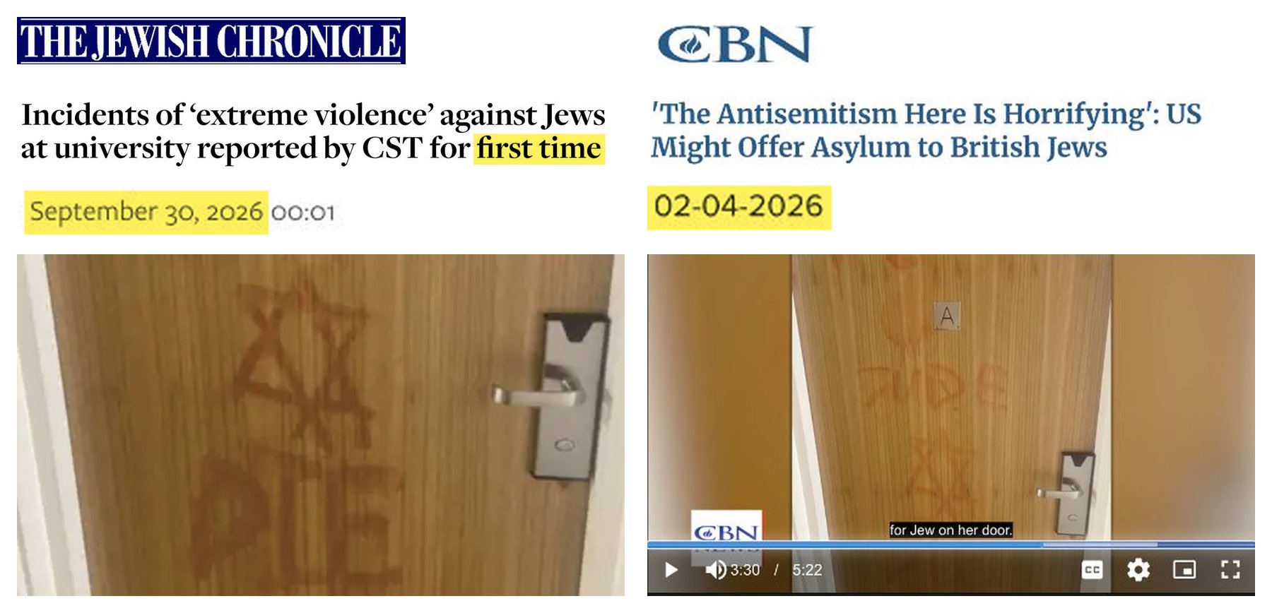 Image in @Wallface's post: I swear I’ve seen this door before.
Also, what’s up with that CBN headline? https://t.co/ewdF3NrDfK