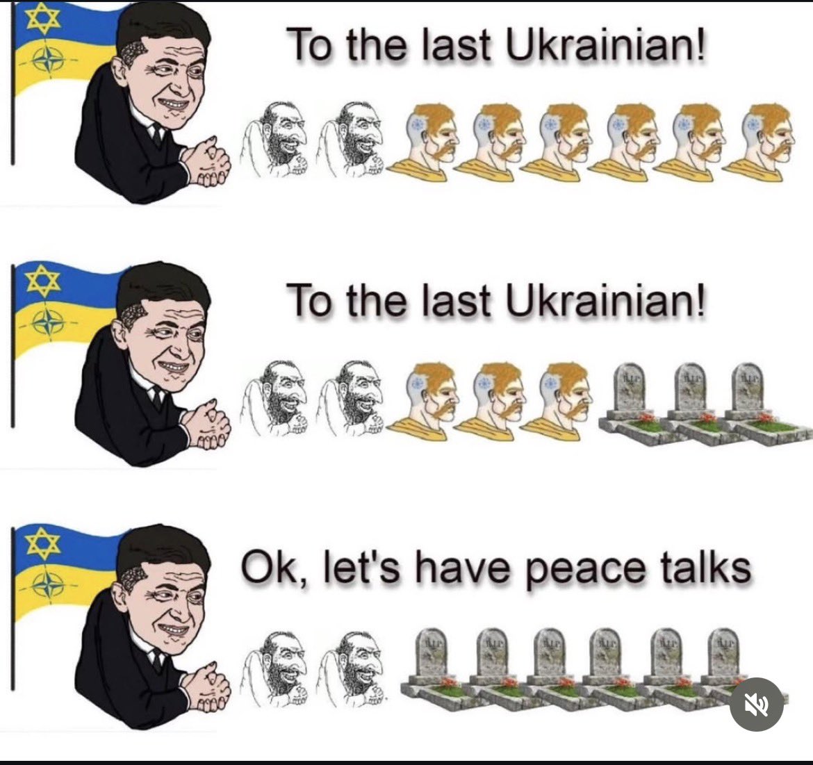 Image in @asbestoswalrus7's reply: @MarioNawfal Not sounding so confident now that the most of the Ukrainian Christians have been wipe…