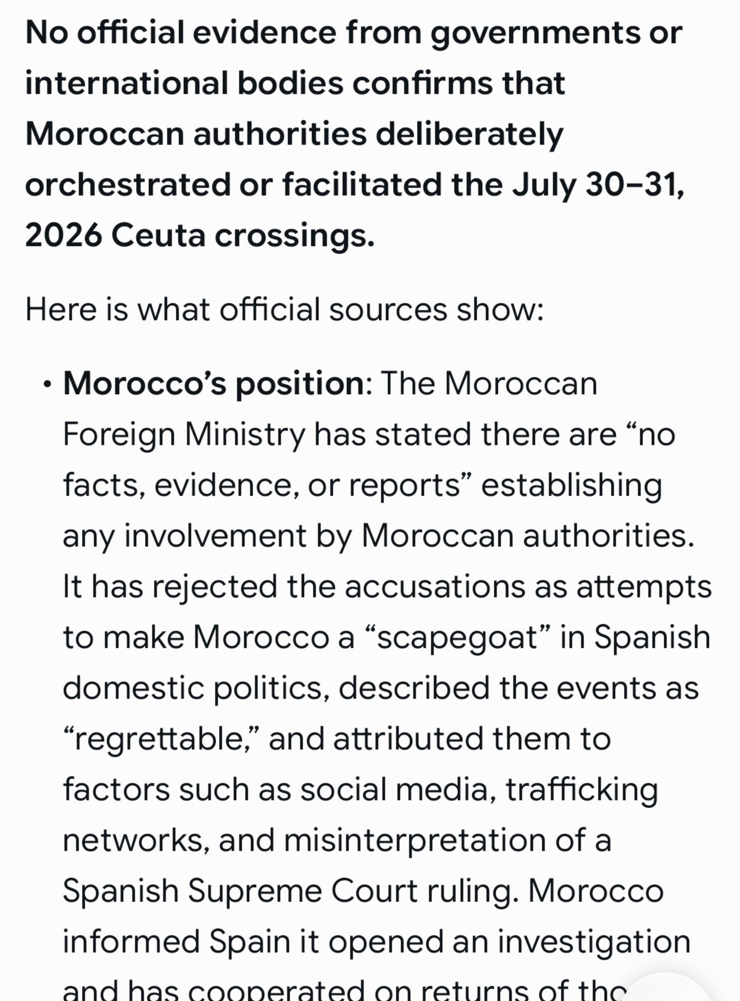Image in @MehdiAg33's reply: @MarioNawfal Stop spreading lies about #Morocco 🇲🇦 . There are no evidences that Morocco is behind …