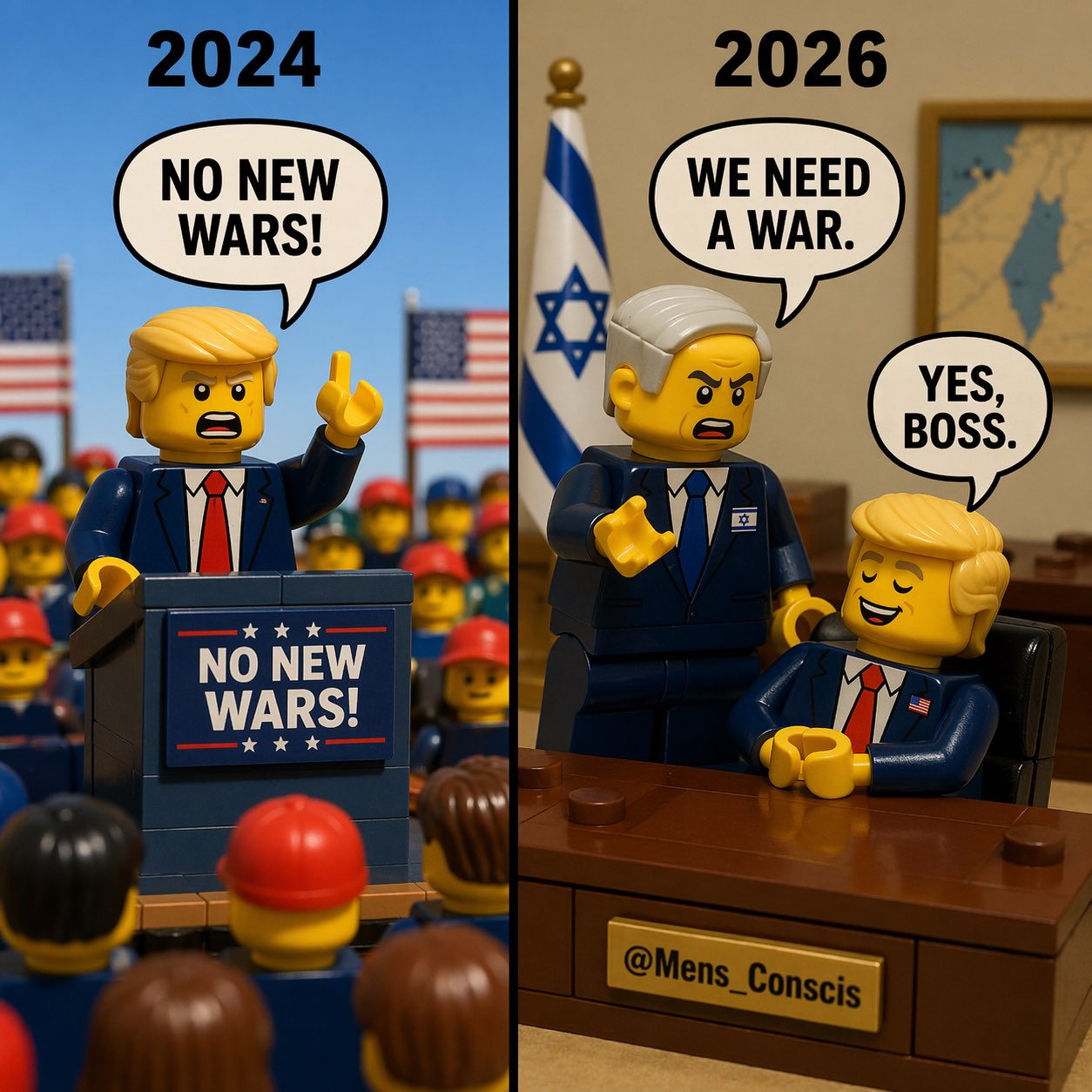 Image in @Mens_Conscis's reply: @MarioNawfal Fuck trump the moron.
He was elected based on no more wars promises. https://t.co/0LNH…