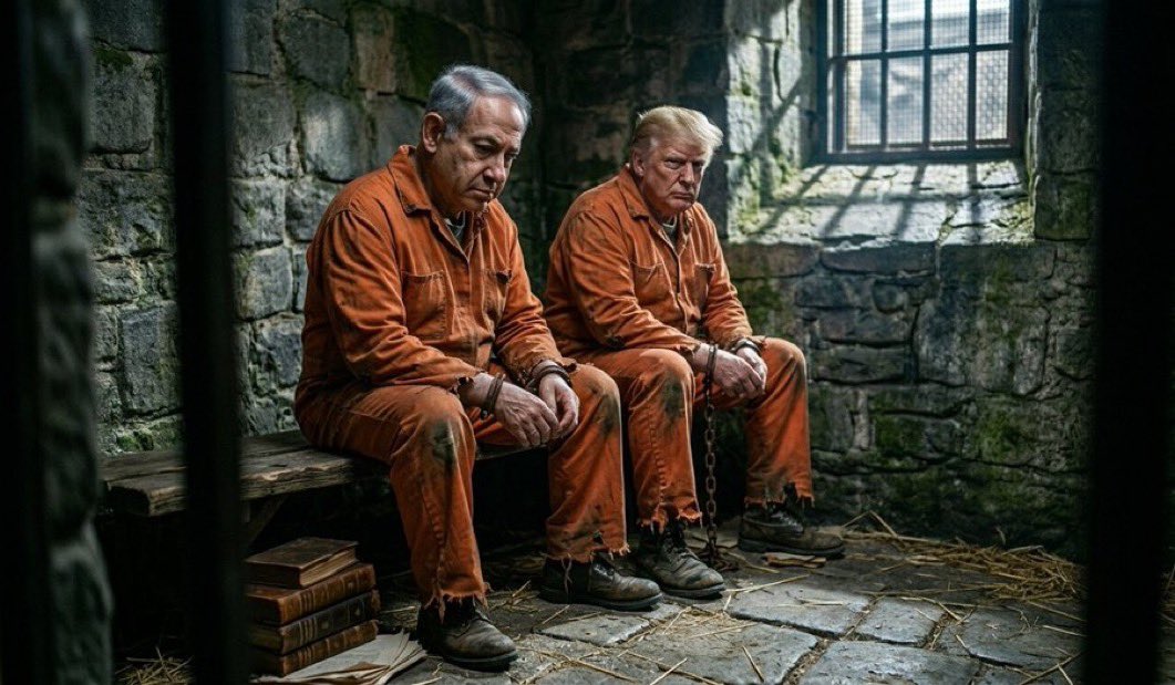 Image in @Mens_Conscis's reply: @MarioNawfal Yeh they are good buddies to belong in the same prison cell https://t.co/D1OhqNx6gY