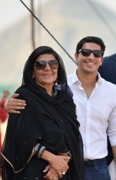 Image in @MarioNawfal's post: 🚨🇵🇰 Imran Khan’s sister, Aleem-a-Khan, got her 30-DAY PUBLIC ORDER DETENTION OVER, and the Pakista…
