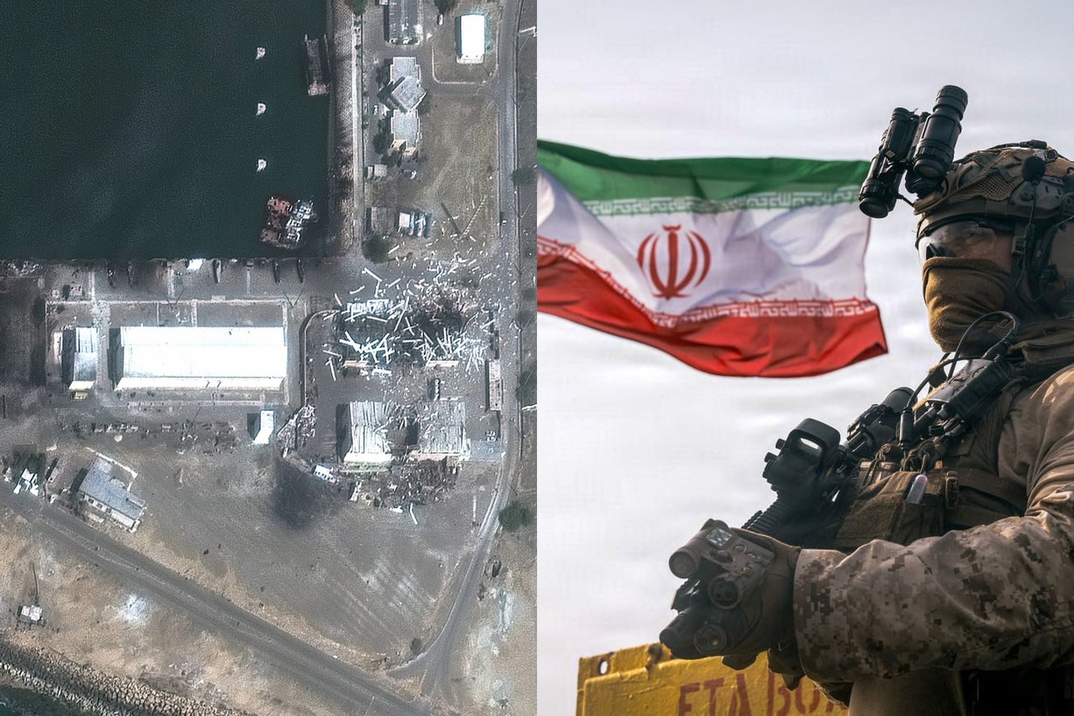 Image in @MarioNawfal's post: 🇺🇸🇮🇷 The U.S. is DENYING it struck an Iranian naval base today.
Reports earlier today said U.S. st…