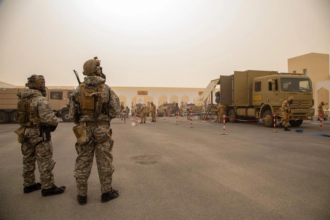 Image in @MarioNawfal's post: 🇺🇸🇮🇷 The U.S is reportedly withdrawing military personnel from bases in Jordan, Qatar and Kuwait as…