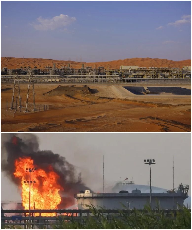 Image in @MarioNawfal's post: 🚨🇸🇦 Saudi Aramco has reportedly ordered staff to EVACUATE its Dhahran headquarters and WORK REMOTEL…