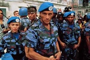 Image in @BaronvonBrucegg's reply: @MarioNawfal Looks like an elite blue helmet UN soldier. https://t.co/25aLucMDq4