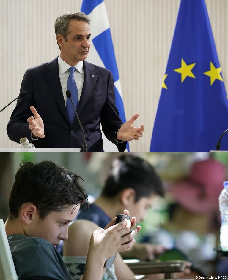 Image in @MarioNawfal's post: 🇬🇷 Greece is trying to wake the next generation up from a social media trance 😵💫
The government p…