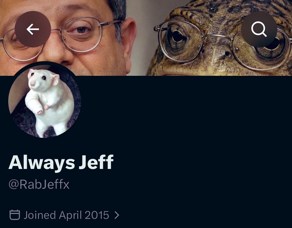 Image in @RabbiJeffx's post: I love this profile !!!!! 😉
@RabJeffx https://t.co/35NZLlvVpe