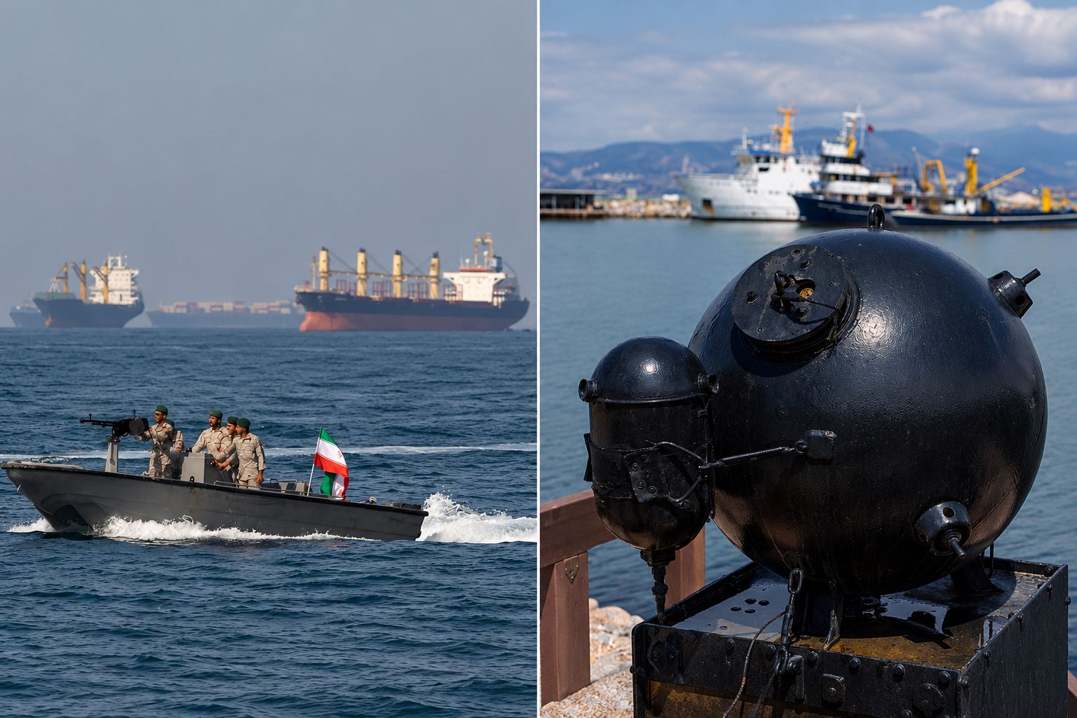 Image in @MarioNawfal's post: 🇮🇷🇺🇸 Iran claims 2 more supertankers struck its mines in the Strait of Hormuz.
The IRGC says the s…