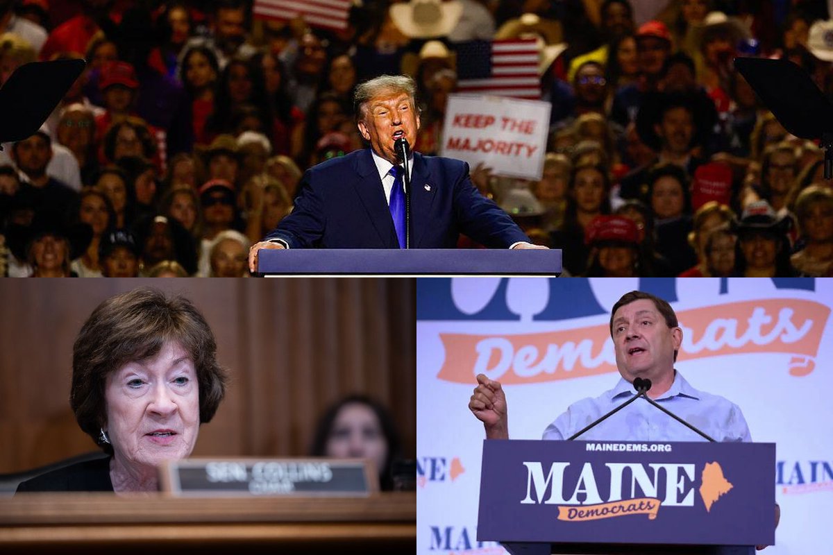 Image in @MarioNawfal's post: 🇺🇸🇨🇦 Trump may cut some Canada tariffs to help a Republican senator win
Trump is expected to drop …
