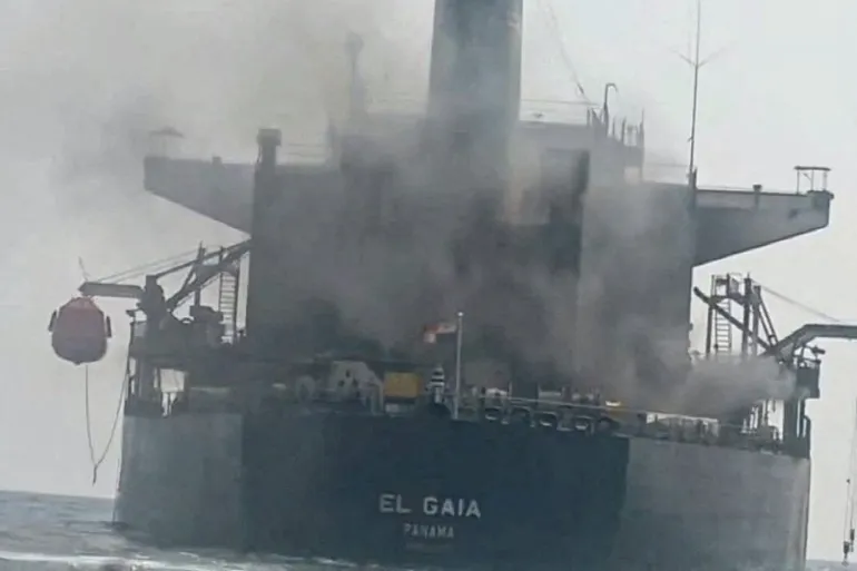 Image in @MarioNawfal's post: 🇮🇷🇺🇸 Trump says Iran is faking the tanker attacks to spike oil before the midterms... and the indep…