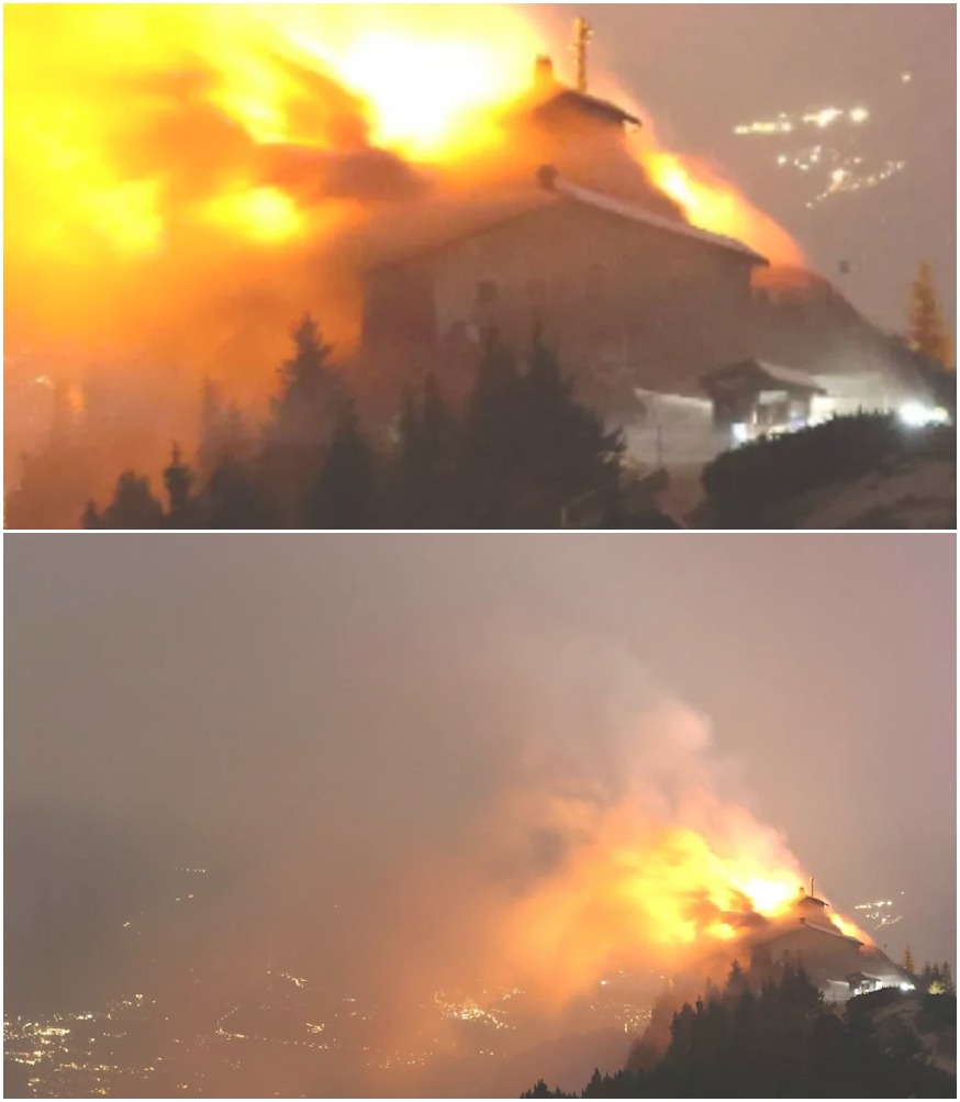 Image in @MarioNawfal's post: 🇩🇪 HITLER’S FORMER MOUNTAIN RETREAT ABALZE, SUSPECT DETAINED
A suspect has been taken into custody…