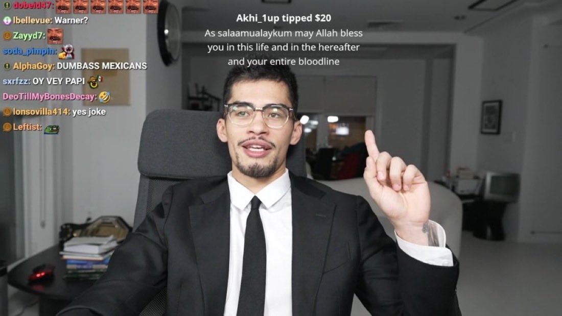 Image in @sneako's post: Halal Madrid ๐ W stream thanks for watching I look forward to debating the fed Nick Shirley LLLS htโฆ