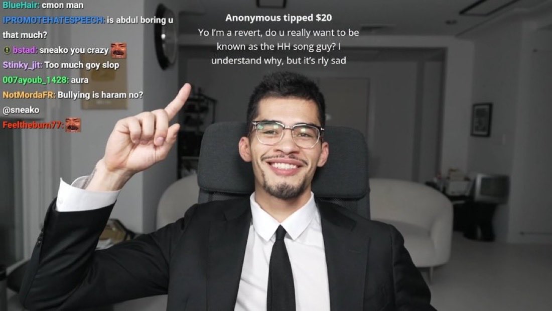Image in @sneako's post: Halal Madrid ๐ W stream thanks for watching I look forward to debating the fed Nick Shirley LLLS htโฆ