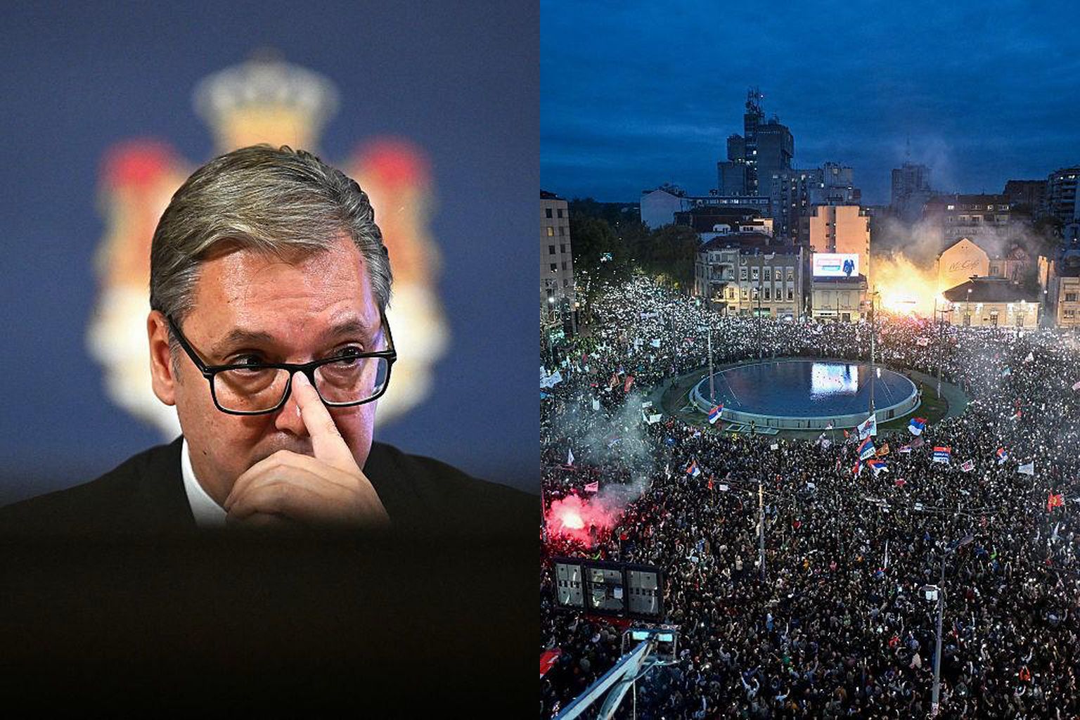 Image in @MarioNawfal's post: 🇷🇸 Serbia’s students toppled their longtime leader, and now they have to govern.
It all began in 2…