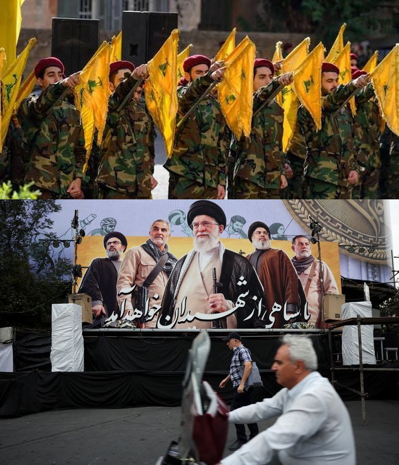 Image in @MarioNawfal's post: 🇱🇧🇮🇷 Iran is reportedly BANKROLLING Hezbollah’s next move while talking peace!
Despite pretending …