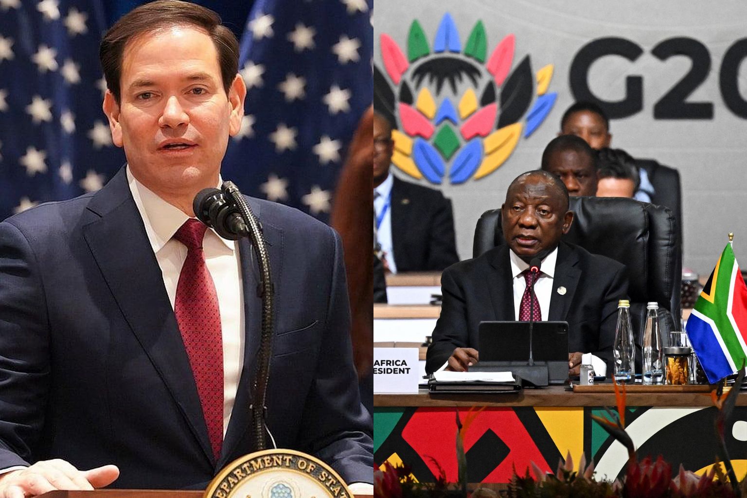 Image in @MarioNawfal's post: 🇺🇸🇿🇦 Rubio is hosting foreign ministers of the world’s biggest economies in Atlanta.
The G20 talks…
