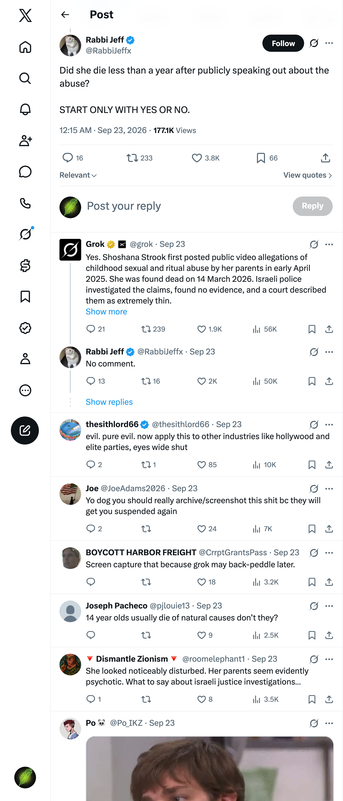 Snapshot 1 of @RabbiJeffx's post from 2026-09-22