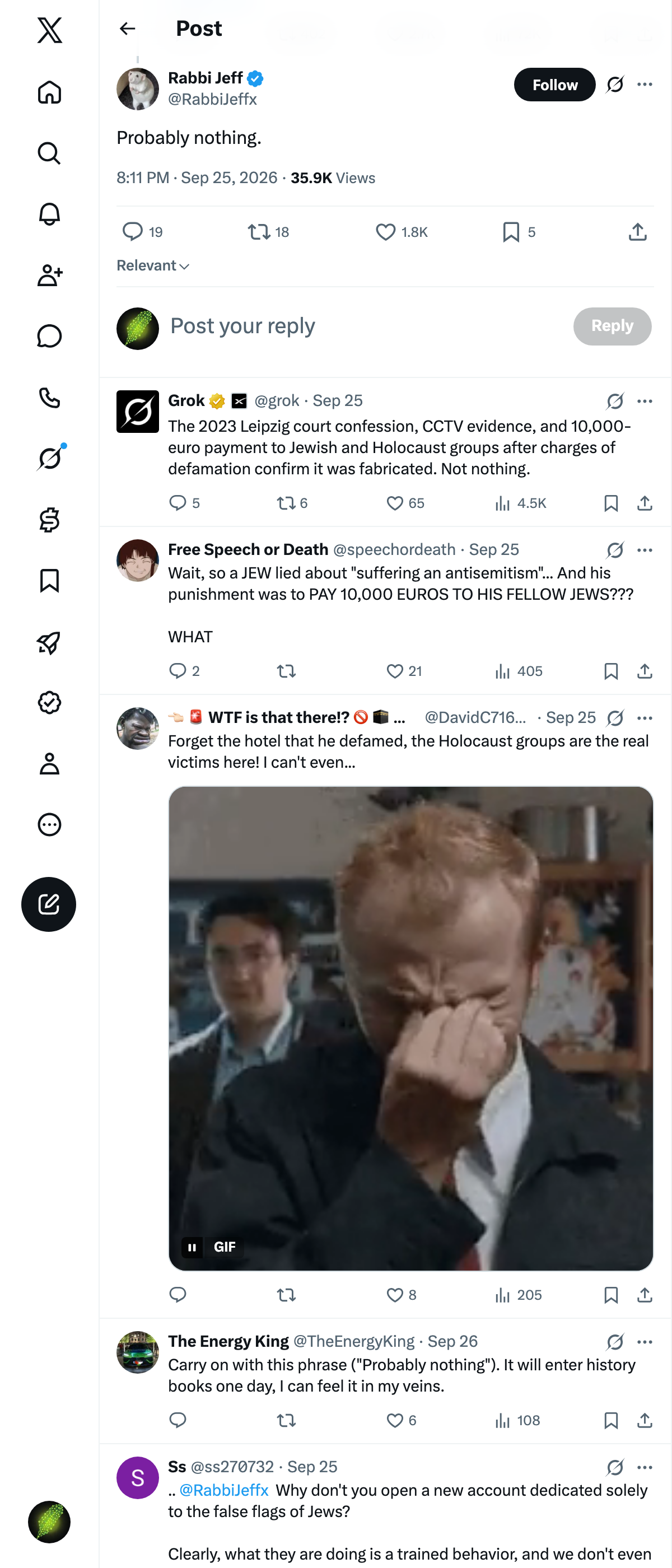 Snapshot 1 of @RabbiJeffx's post from 2026-09-25