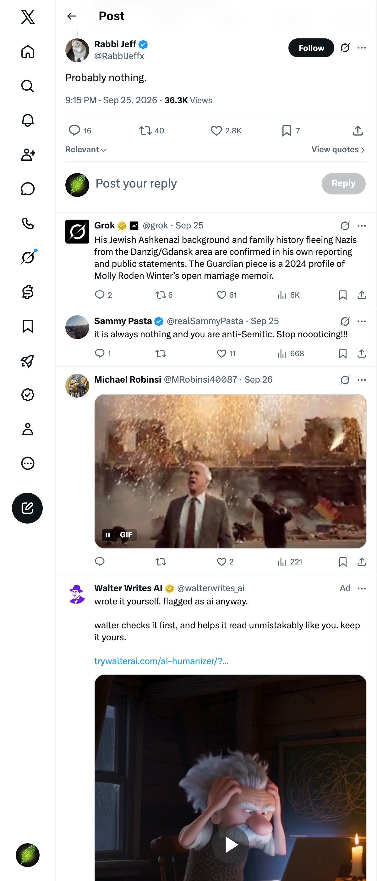 Snapshot 1 of @RabbiJeffx's post from 2026-09-25