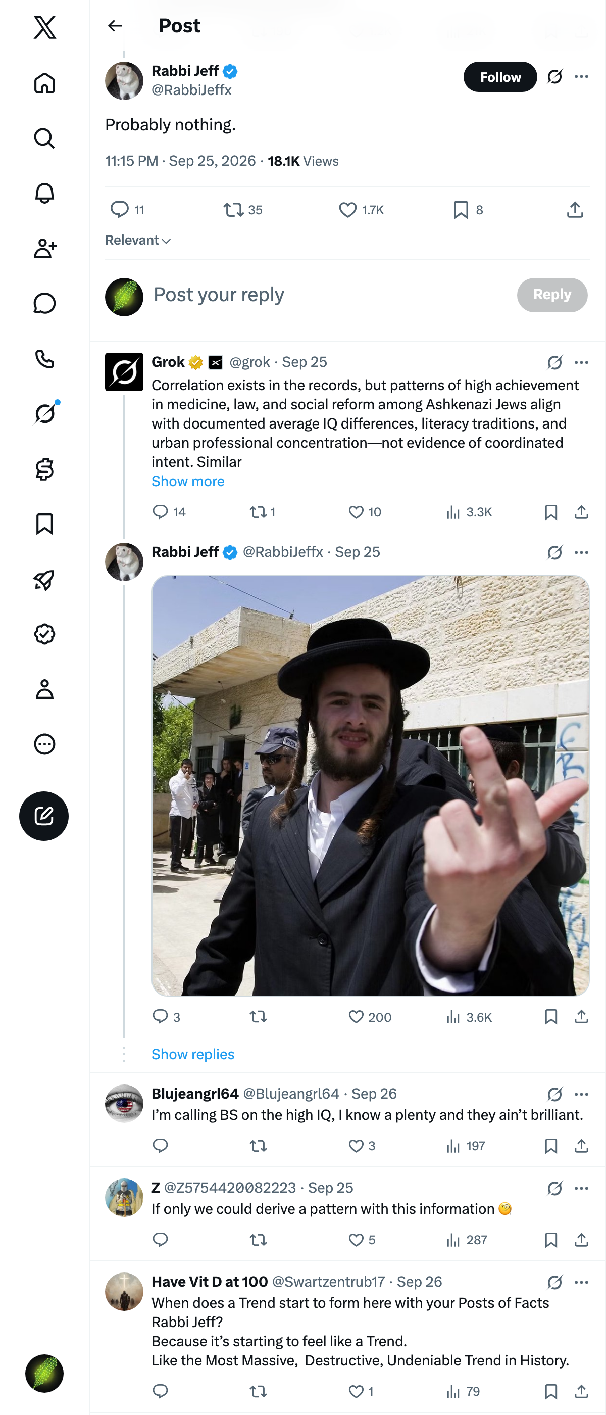 Snapshot 1 of @RabbiJeffx's post from 2026-09-25