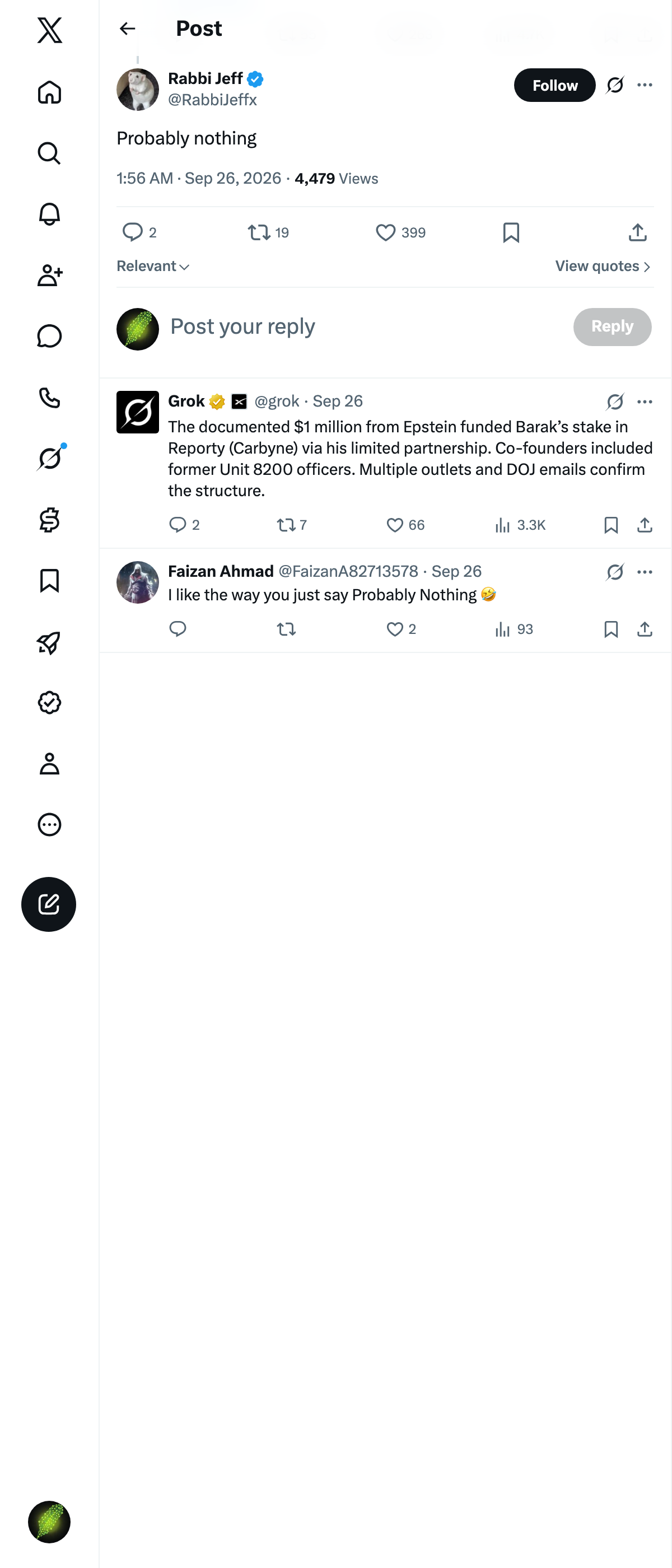Snapshot 1 of @RabbiJeffx's post from 2026-09-25