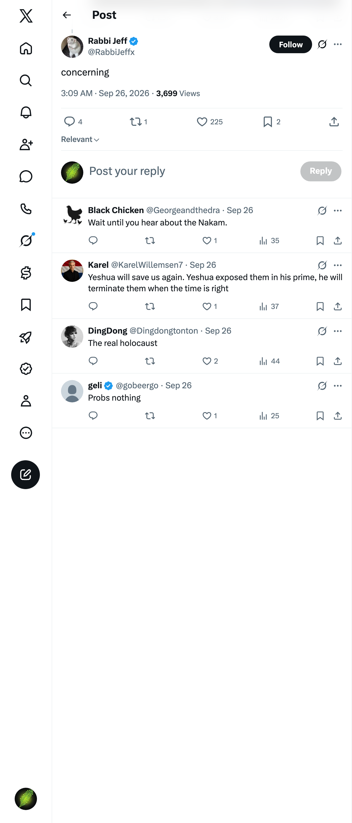 Snapshot 1 of @RabbiJeffx's post from 2026-09-26