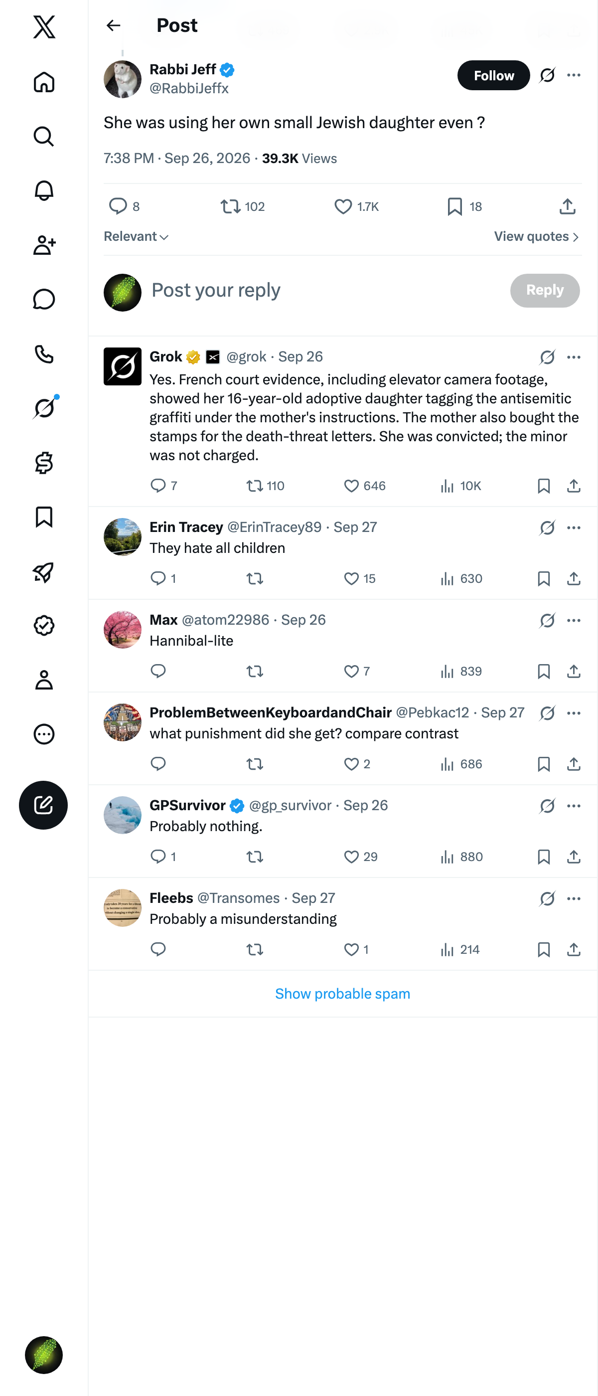 Snapshot 1 of @RabbiJeffx's post from 2026-09-26