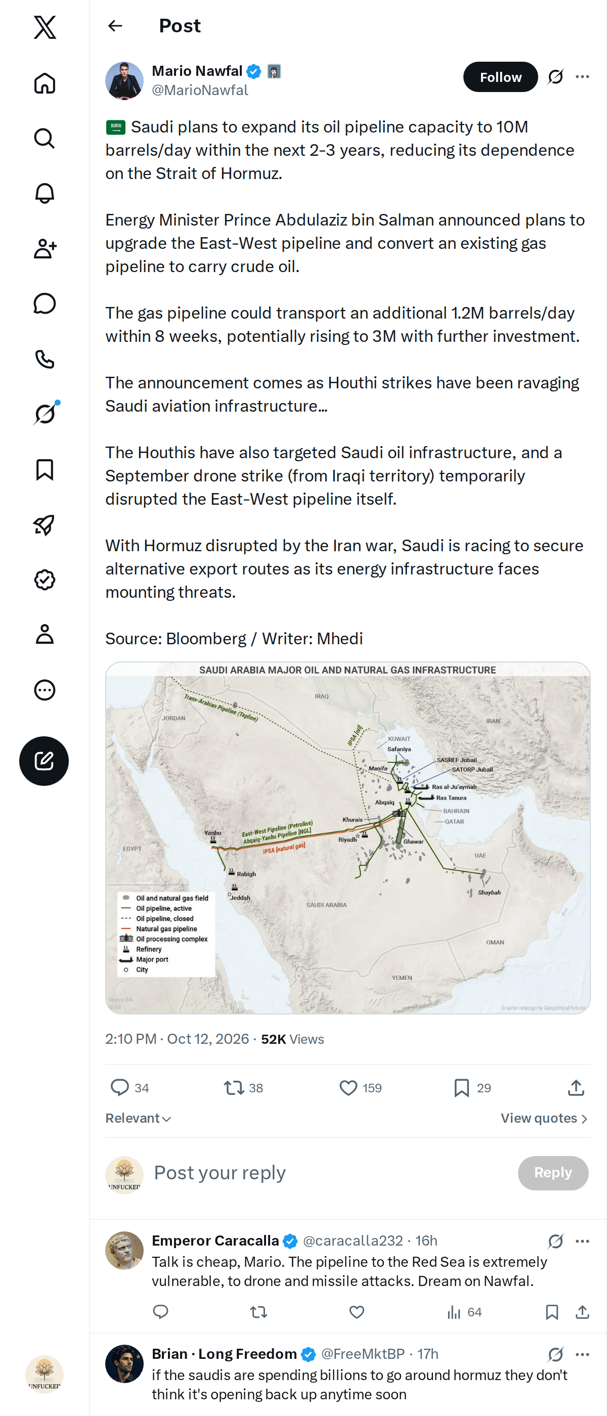 Snapshot 1 of @MarioNawfal's post from 2026-10-12