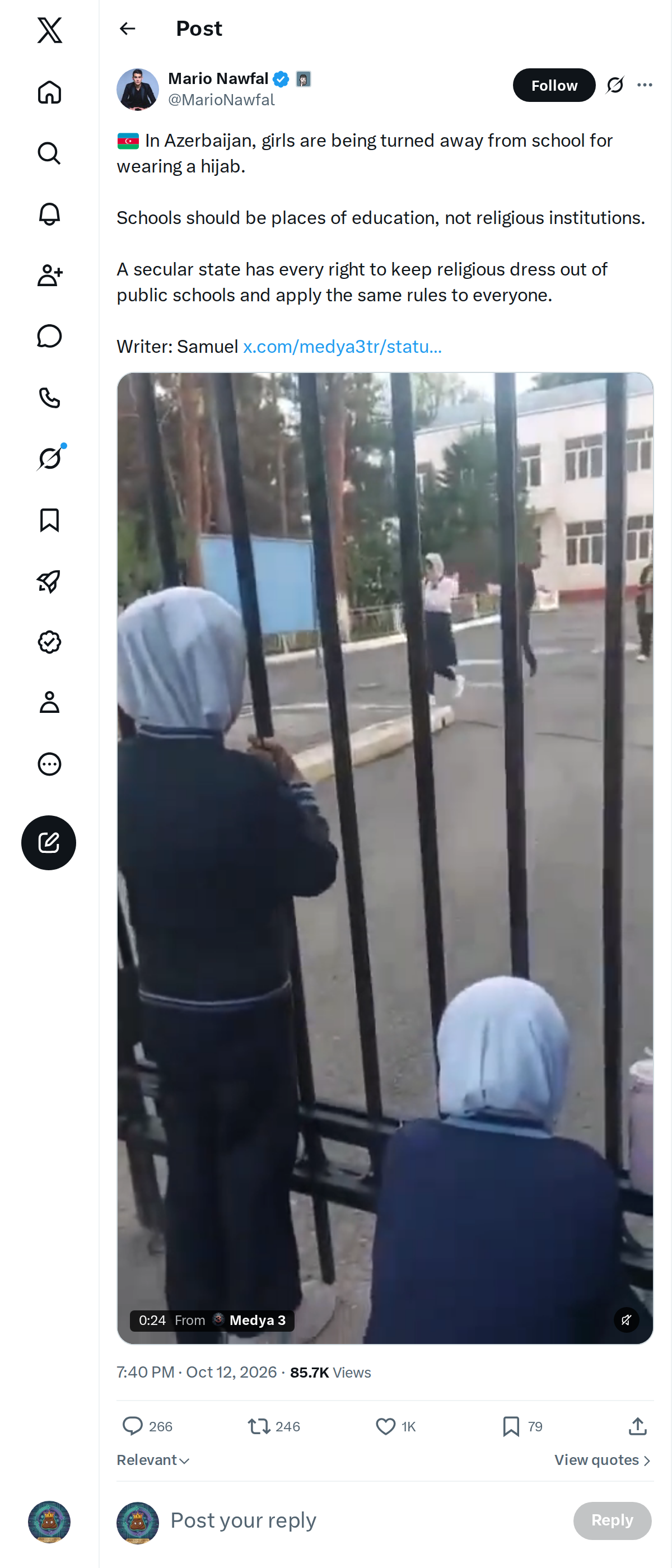 Snapshot 2 of @MarioNawfal's post from 2026-10-12