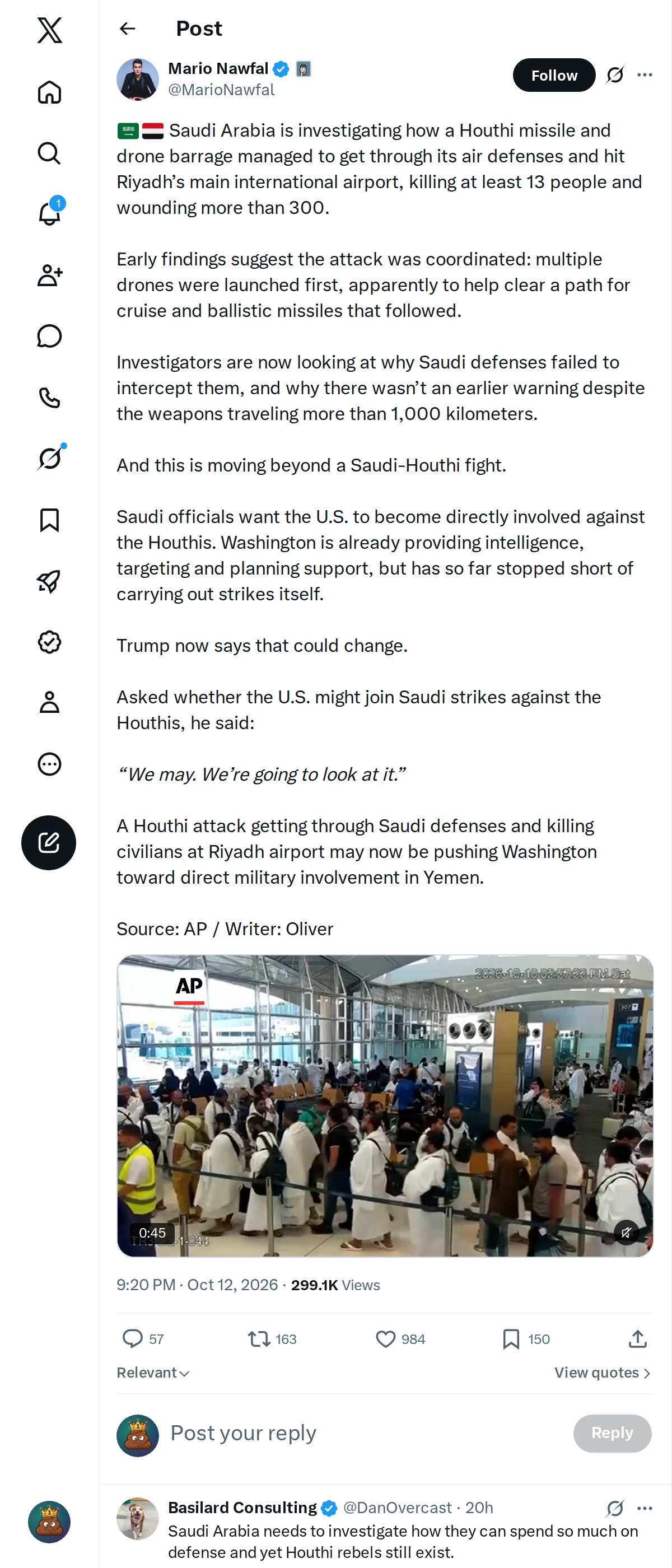 Snapshot 2 of @MarioNawfal's post from 2026-10-12