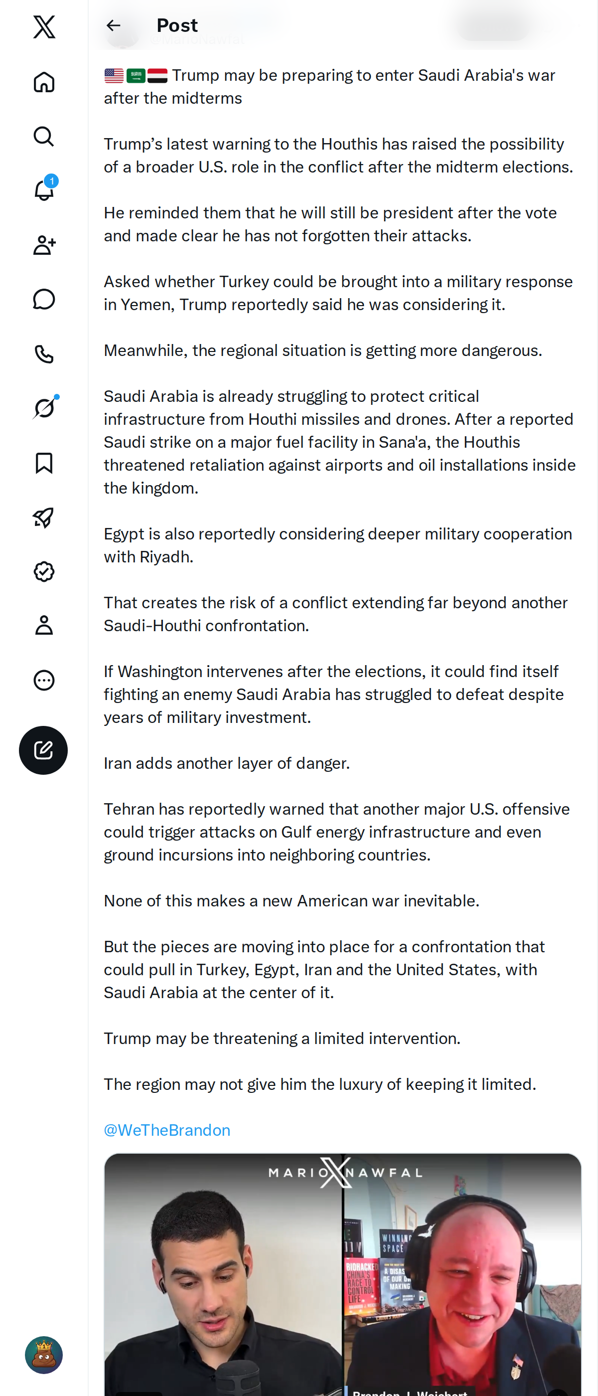 Snapshot 1 of @MarioNawfal's post from 2026-10-13