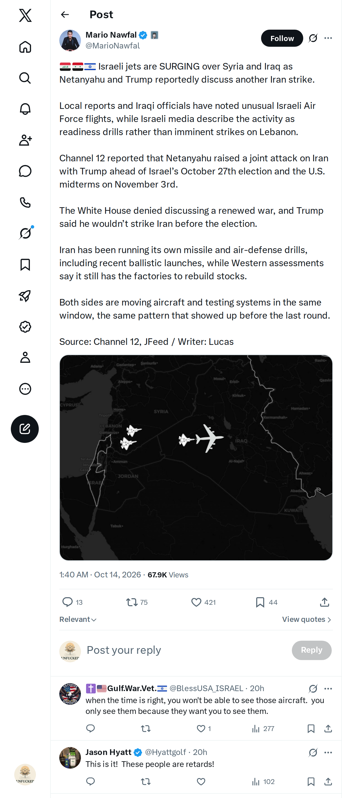 Snapshot 2 of @MarioNawfal's post from 2026-10-13