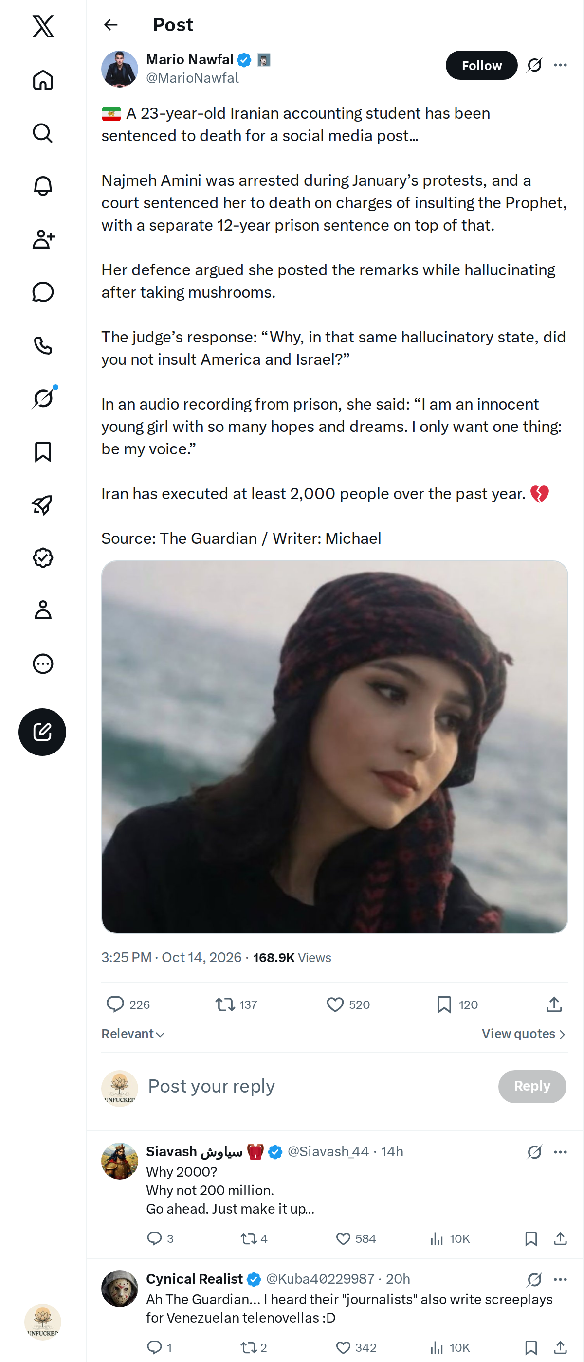 Snapshot 2 of @MarioNawfal's post from 2026-10-14