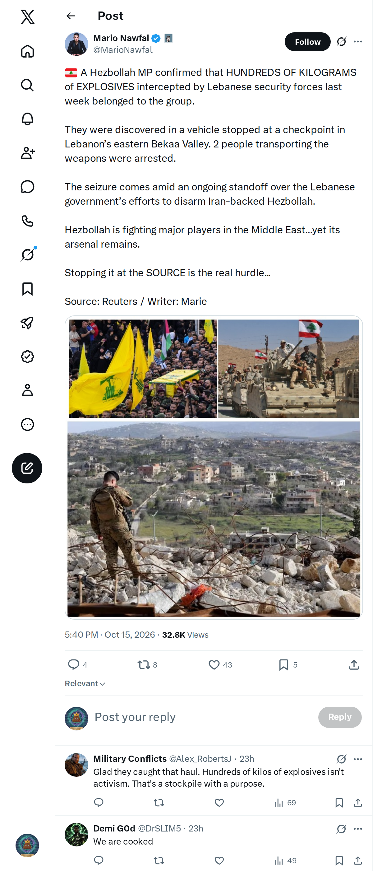 Snapshot 2 of @MarioNawfal's post from 2026-10-15