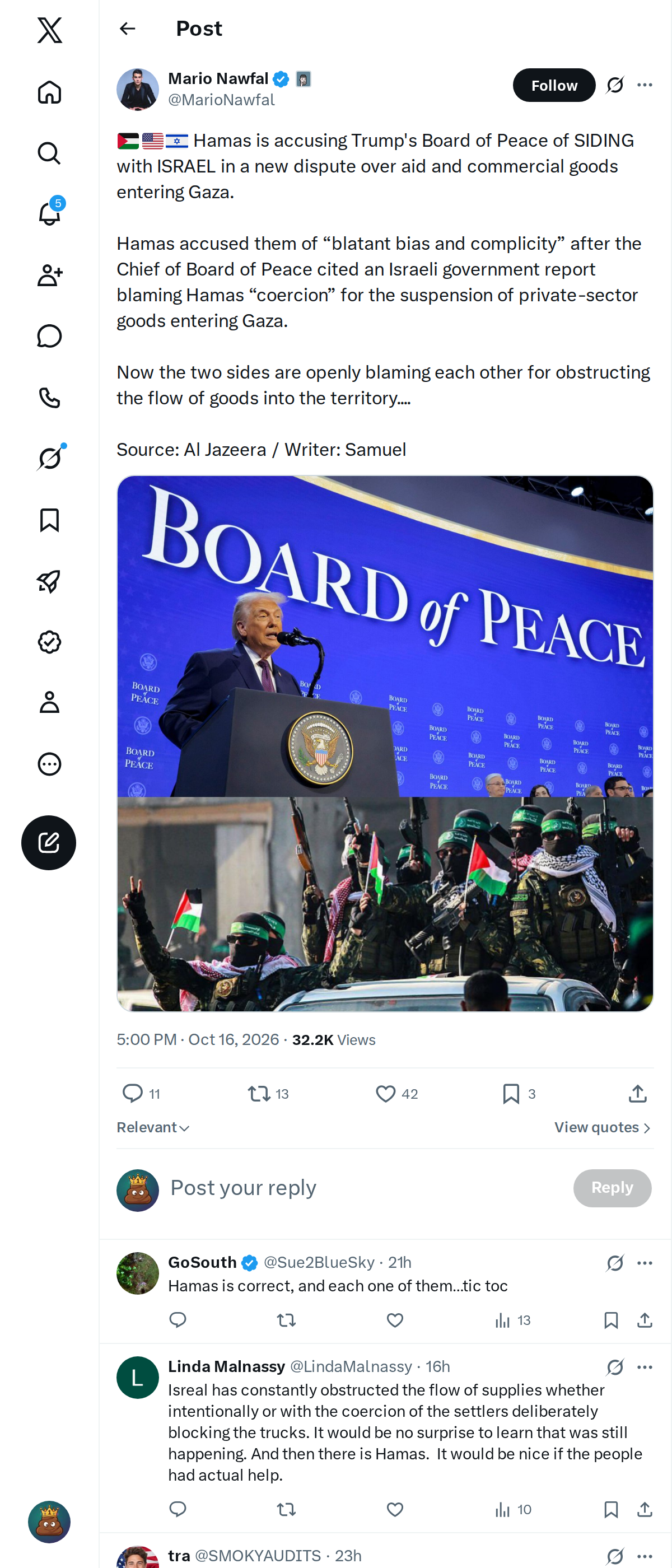 Snapshot 2 of @MarioNawfal's post from 2026-10-16