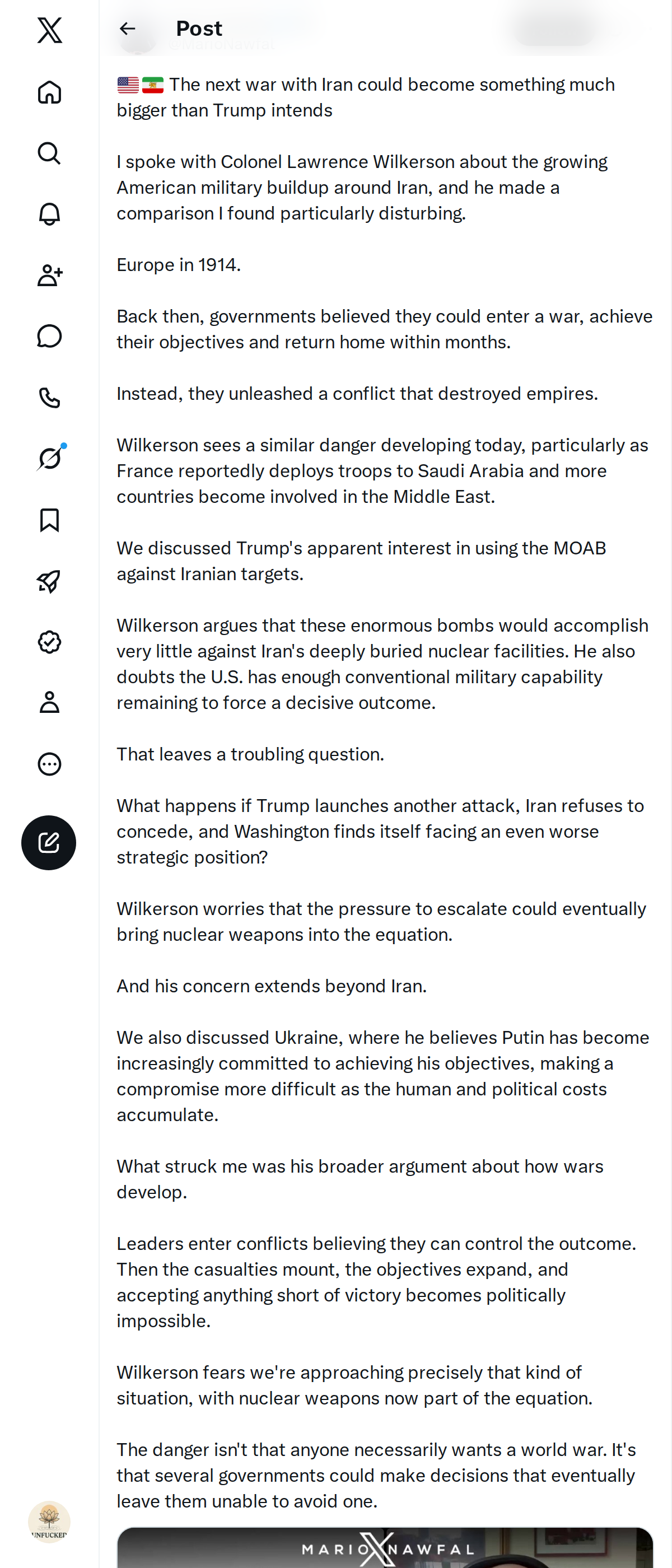 Snapshot 1 of @MarioNawfal's post from 2026-10-16