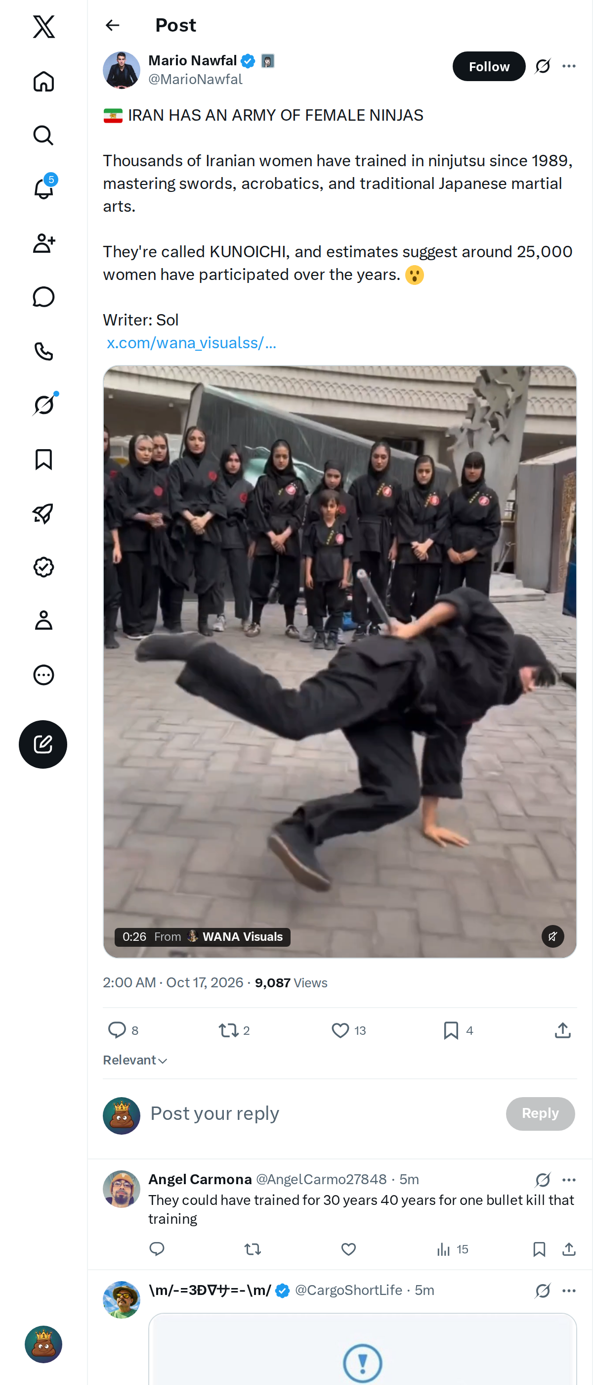 Snapshot 1 of @MarioNawfal's post from 2026-10-17
