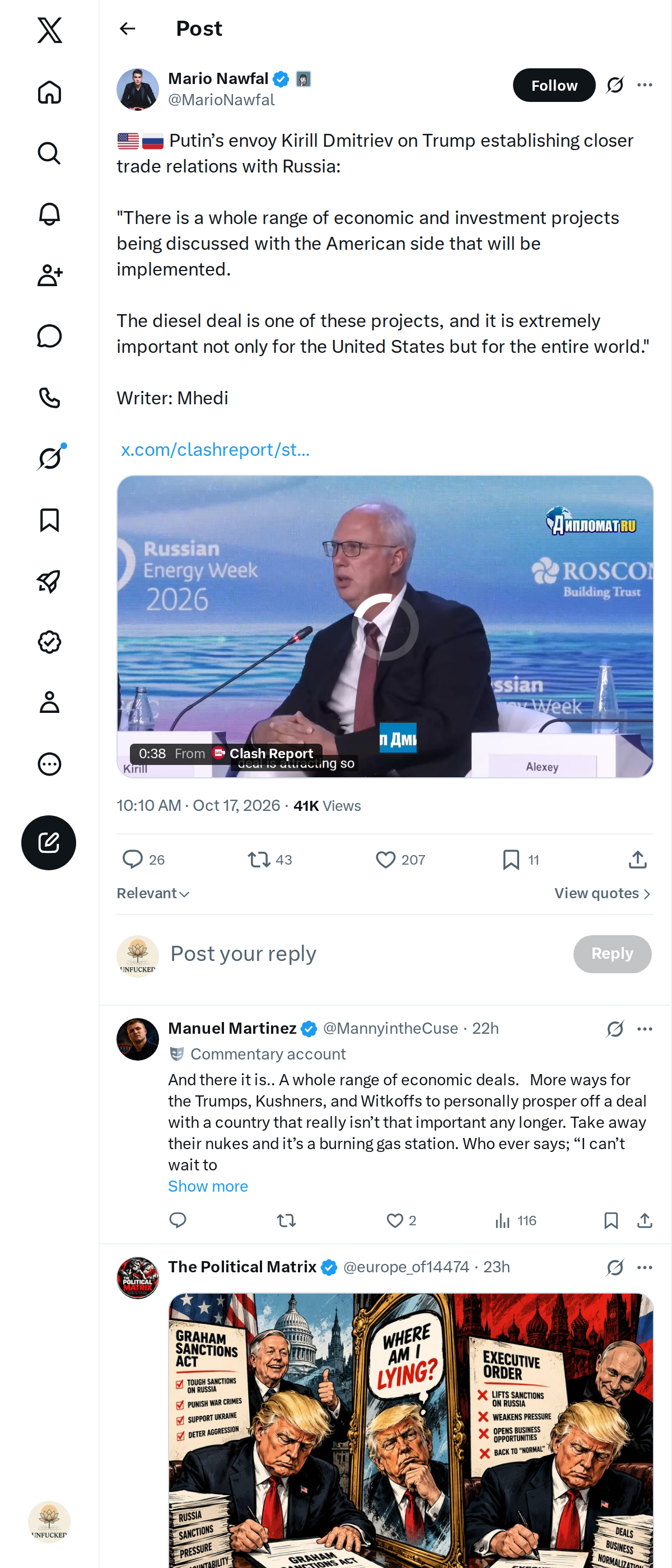 Snapshot 2 of @MarioNawfal's post from 2026-10-17