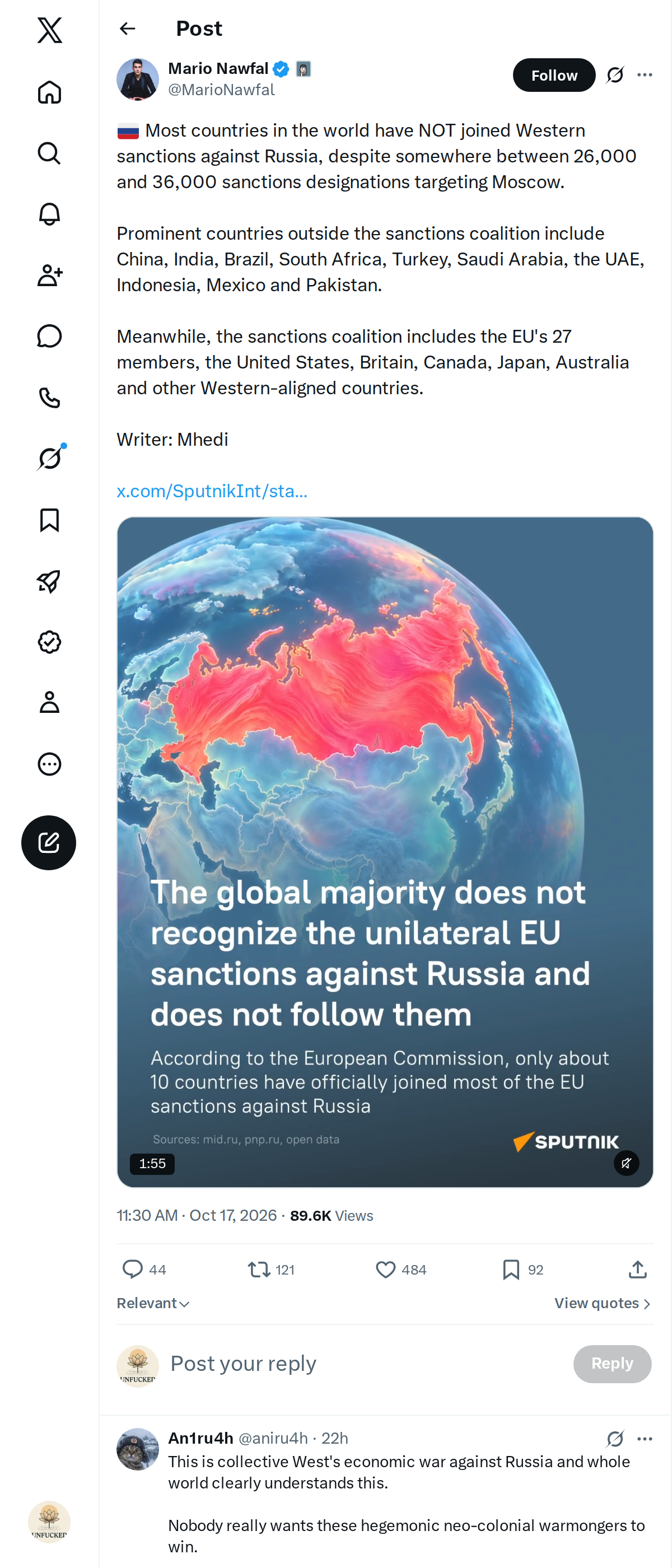 Snapshot 2 of @MarioNawfal's post from 2026-10-17
