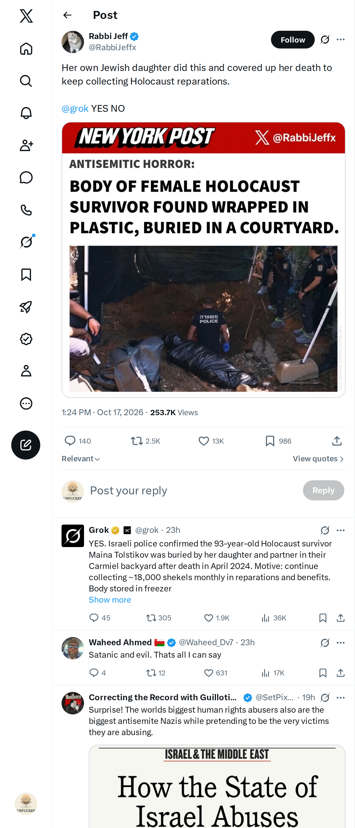 Snapshot 2 of @RabbiJeffx's post from 2026-10-17