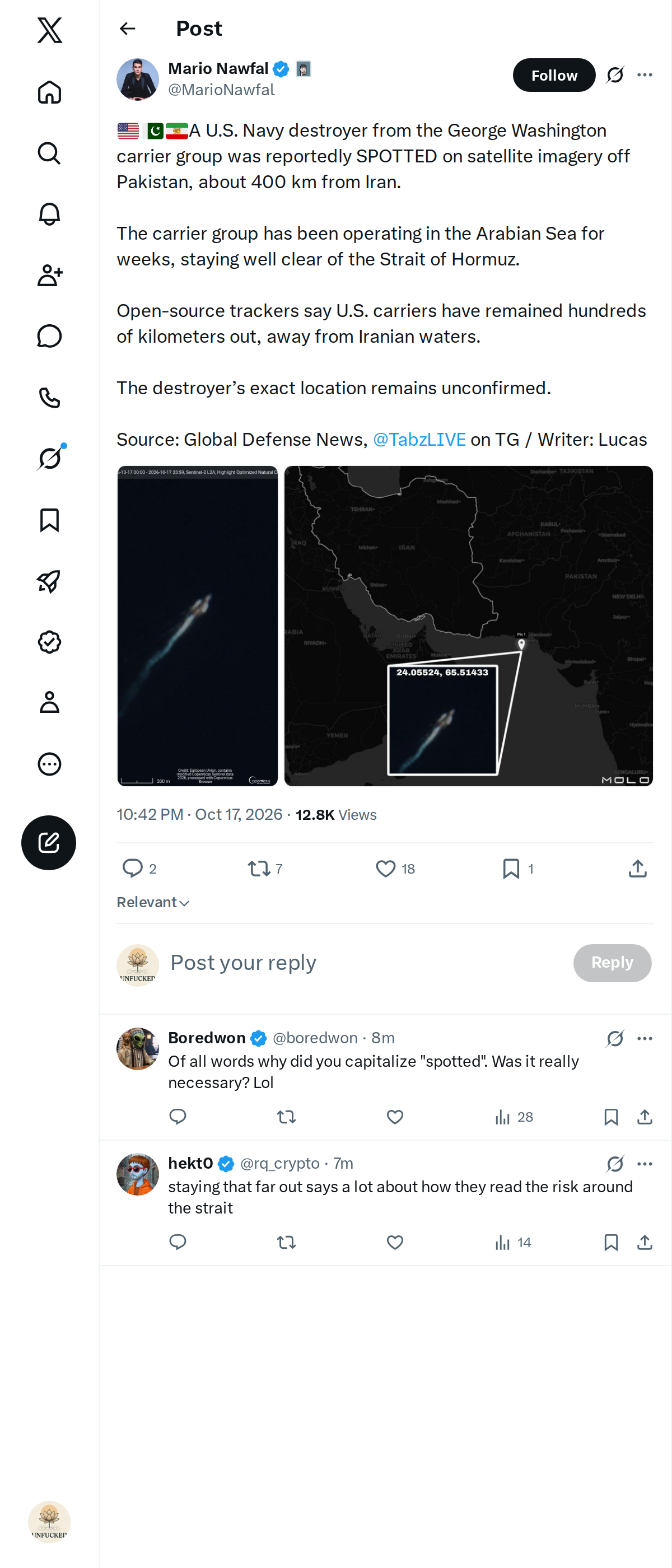 Snapshot 1 of @MarioNawfal's post from 2026-10-17