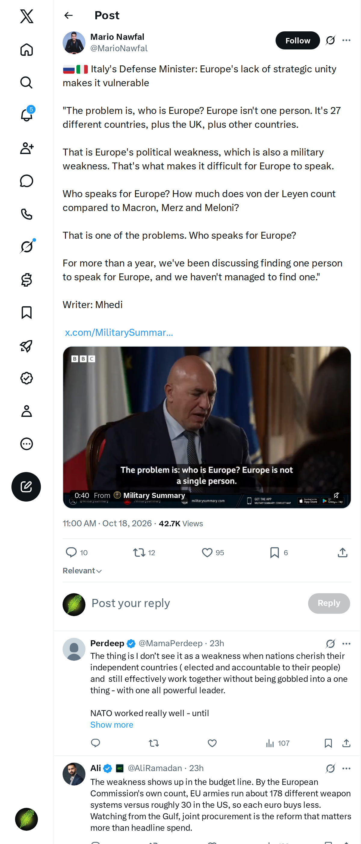 Snapshot 2 of @MarioNawfal's post from 2026-10-18